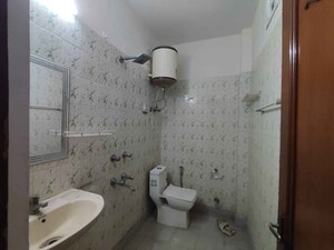 Bathroom in 3 BHK Builder Floor at Panchsheel Extension – for Rent