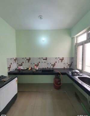 Kitchen in 2 BHK Apartment at Majestic Delight, Gomti Nagar – for Rent