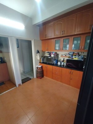 Kitchen in 3 BHK Apartment at Cooke Town – for Rent