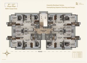 Floor Plan in 2 BHK Apartment at Lekh Residency, Borivali West – for Sale