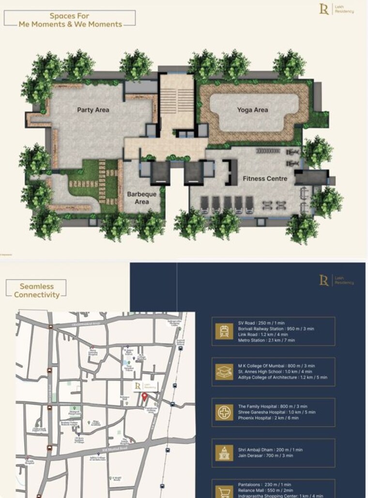 Master Plan, lekh-residency 2 Bedroom 708 Sq.Ft. Apartment In Borivali West Mumbai 10424351
