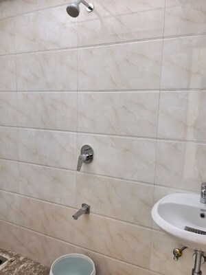 Bathroom in 2 BHK Apartment at Raghav Paradise, Borivali East – for Rent
