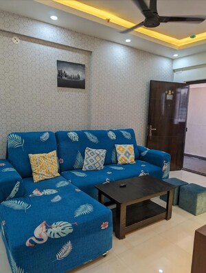 Living Room in 2 BHK Apartment at Candeur Landmark, Varthur – for Rent