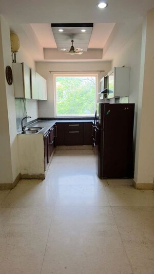 Living Room in 3 BHK Builder Floor at Sushant Lok I – for Rent