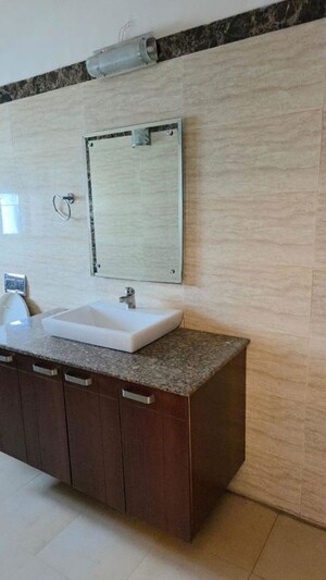 Bathroom in 3 BHK Builder Floor at Sushant Lok I – for Rent