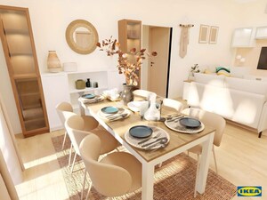 Living Room in 2 BHK Apartment at Prestige Kew Gardens, Bellandur – for Sale