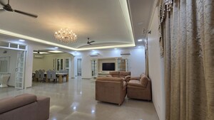Living Room in 4 BHK Villa at Bhimjyani Verraton, Manpada – for Rent