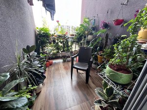 Balcony in 2 BHK Apartment at Goel Ganga Acropolis, Baner – for Rent