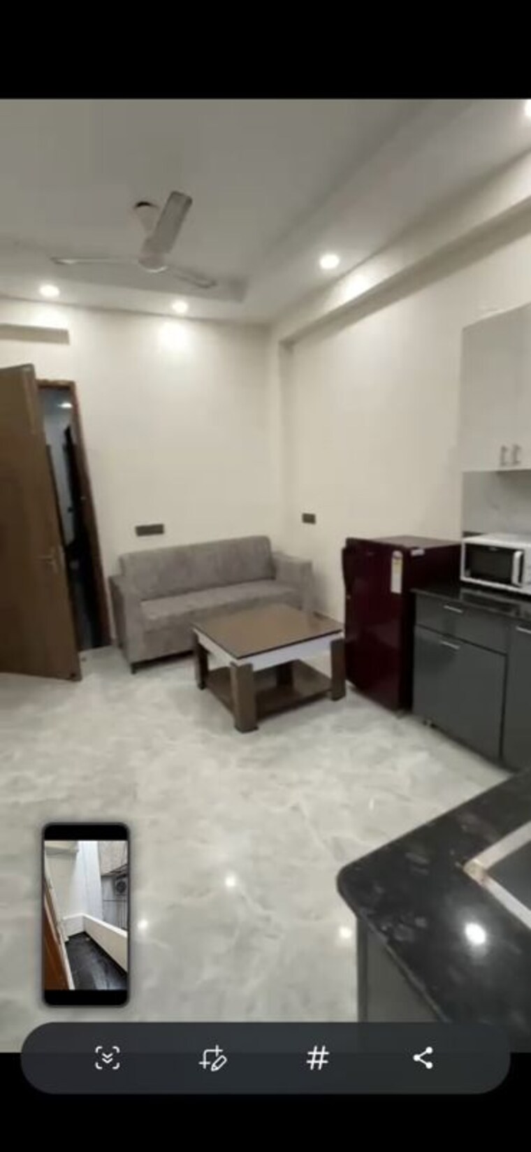 Living Room, sector 40 1 Bedroom 690 Sq.Ft. Builder Floor In Sector 40 Gurgaon 10424701