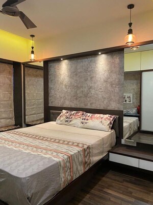 Bedroom in 3 BHK Apartment at Sagar Waters Edge, Pimple Nilakh – for Rent