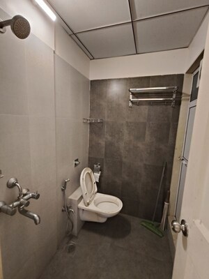 Bathroom in 2.5 BHK Apartment at Vijay Orovia, Ghodbunder Road – for Rent