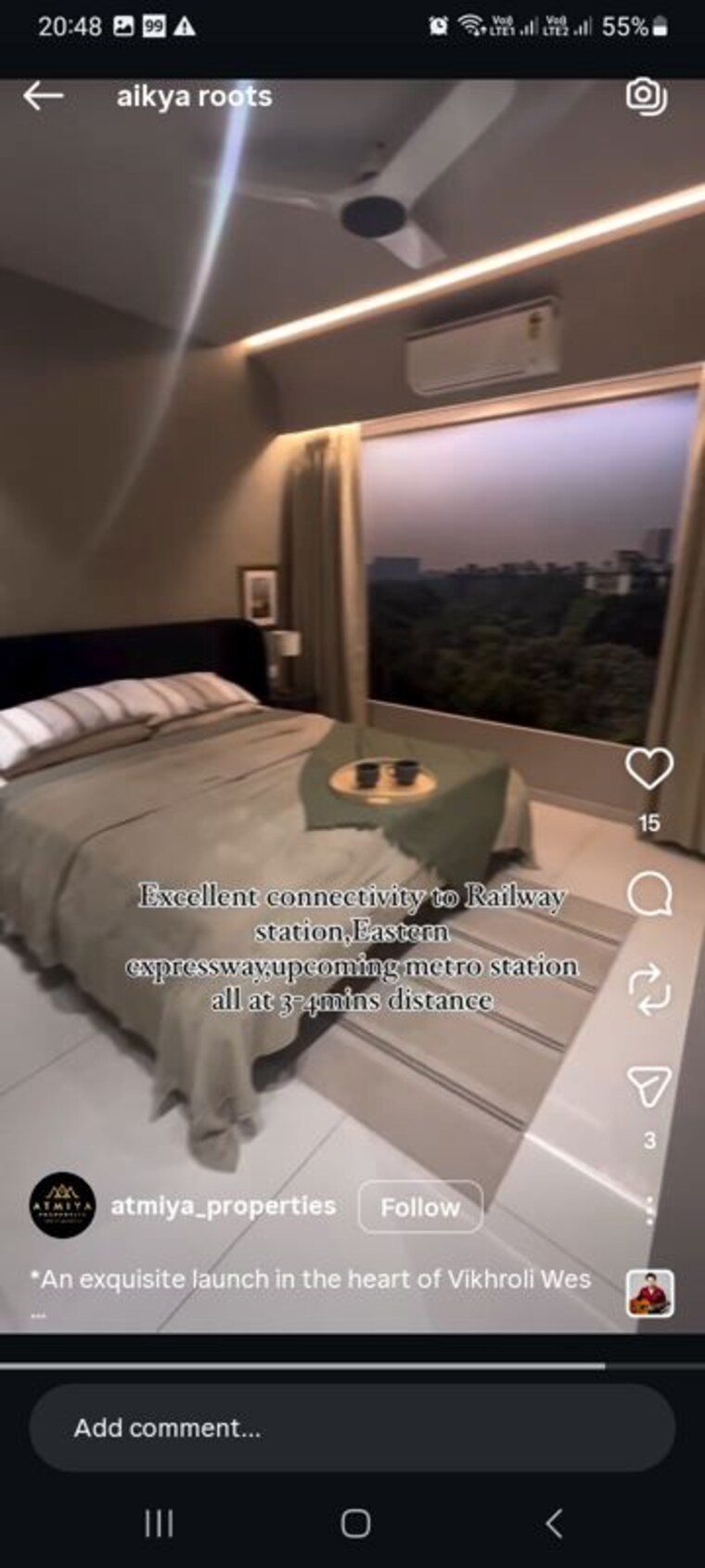 Bedroom, ripl-aikya-roots 2 Bedroom 750 Sq.Ft. Apartment In Vikhroli West Mumbai 10424799