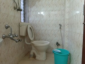 Bathroom in 2 BHK Apartment at HDIL Dheeraj Kiran, Malad West – for Rent