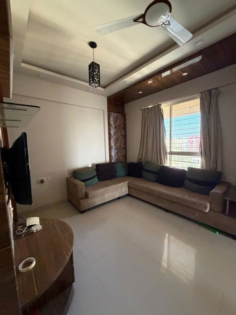 Living Room, nyati-evita 2 Bedroom 1100 Sq.Ft. Apartment In Dhanori Pune 10424804