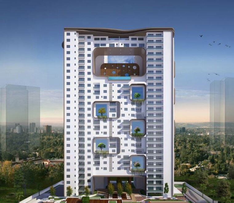 Exterior View, rj-lake-gardenia 3 Bedroom 1950 Sq.Ft. Apartment In Old Madras Road Bangalore 10424822