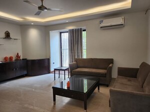Living Room in 3 BHK Builder Floor at Vasant Vihar – for Rent