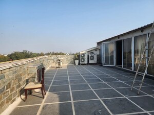 Balcony in 3 BHK Builder Floor at Vasant Vihar – for Rent