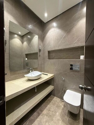 Bathroom in 4 BHK Builder Floor at New Friends Colony – for Rent