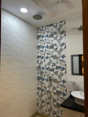 Bathroom in 3 BHK Builder Floor at Sukhdev Vihar – for Rent