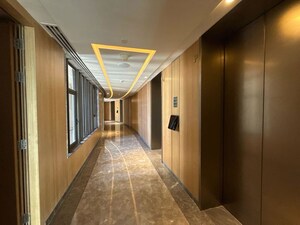 Building Lobby in 4 BHK Apartment at Lodha Trump Tower, Worli – for Rent