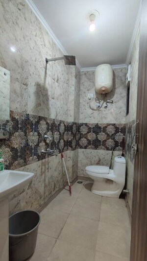 Bathroom in 1 BHK Builder Floor at Freedom Fighters Enclave – for Rent