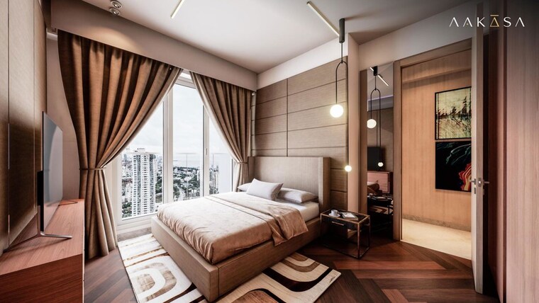 Bedroom, techno-aakasa 5 Bedroom 2980 Sq.Ft. Apartment In Worli Mumbai 10424901
