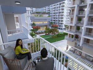 Balcony in 2 BHK Apartment at Aaditris Empire Apartments, Velmala – for Sale