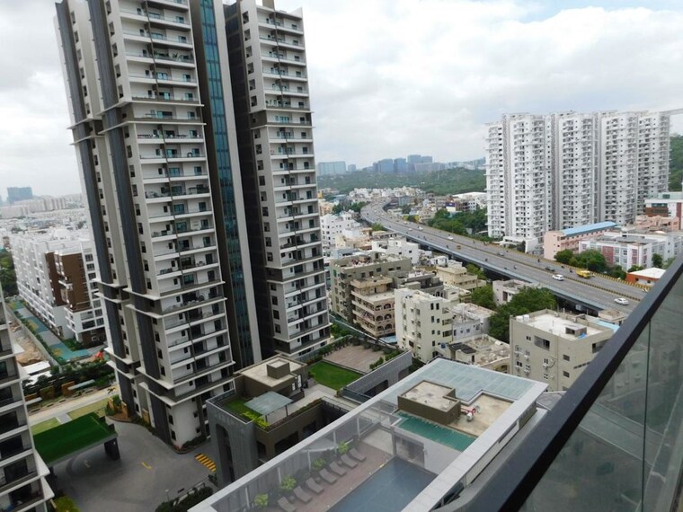 Exterior View, aparna-one 3 Bedroom 2876 Sq.Ft. Apartment In Shaikpet Hyderabad 10424908