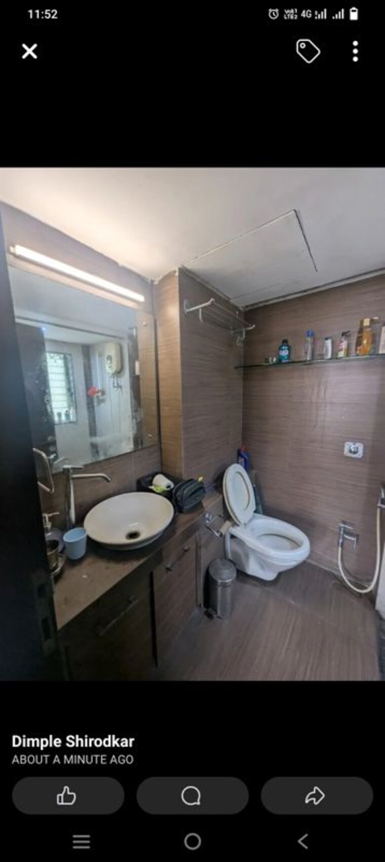 Bathroom, bhavesh-apartment-nalasopara 2 Bedroom 900 Sq.Ft. Apartment In Nalasopara West Palghar 10424950