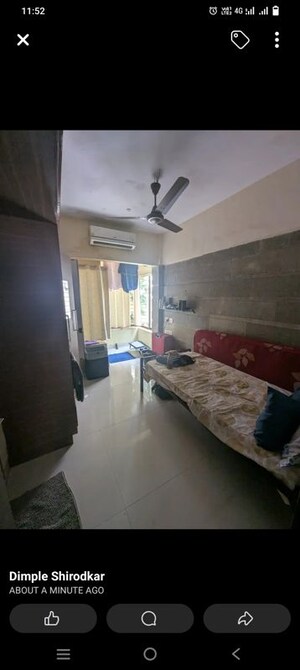 Bedroom in 2 BHK Apartment at Bhavesh Apartment Nalasopara, Nalasopara West – for Rent
