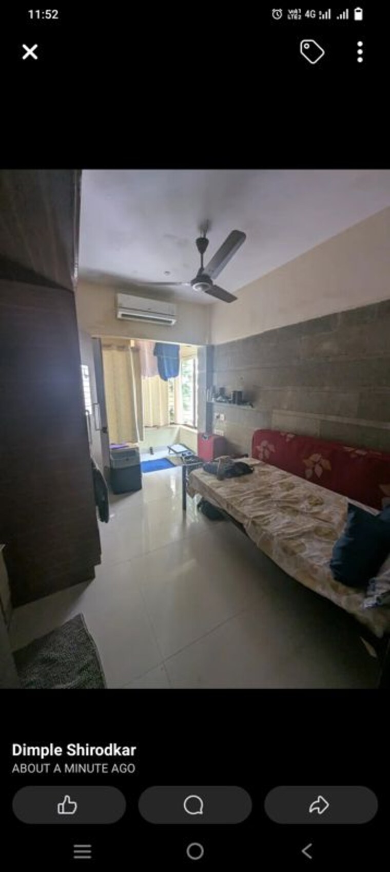 Bedroom, bhavesh-apartment-nalasopara 2 Bedroom 900 Sq.Ft. Apartment In Nalasopara West Palghar 10424950