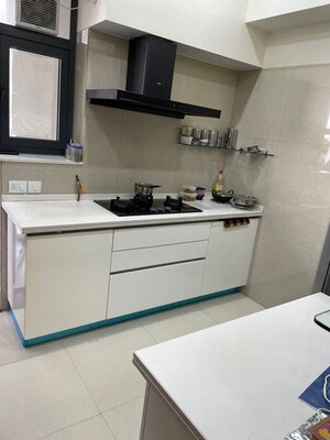 Kitchen in 4 BHK Apartment at M3M Latitude, Sector 65 – for Rent