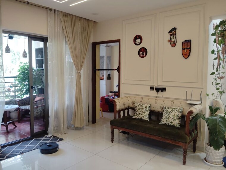 Living Room, manbhum-around-the-grove 3 Bedroom 1950 Sq.Ft. Apartment In Financial District Hyderabad 10425053