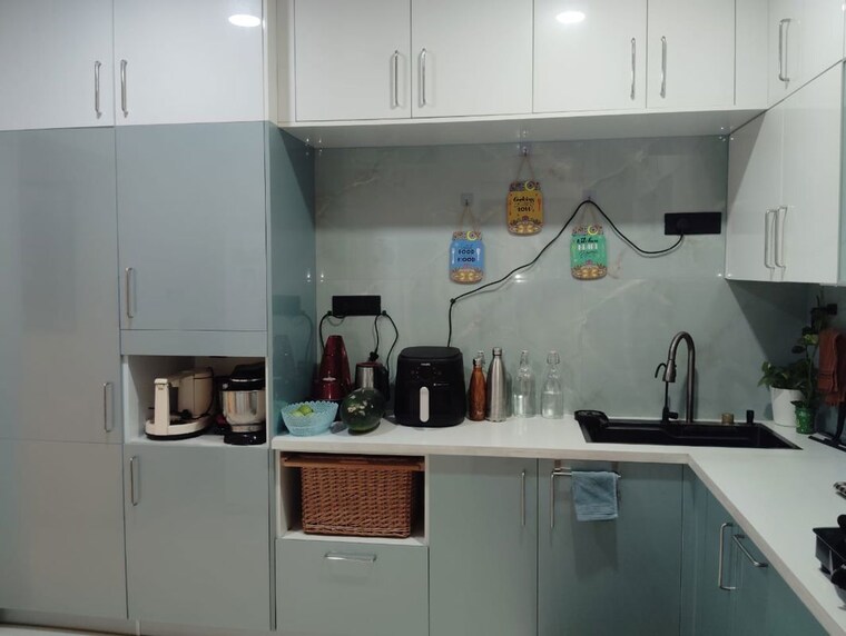 Kitchen, manbhum-around-the-grove 3 Bedroom 1950 Sq.Ft. Apartment In Financial District Hyderabad 10425053