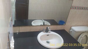 Bathroom in 3 BHK Apartment at Amrapali Sapphire, Sector 45 – for Rent
