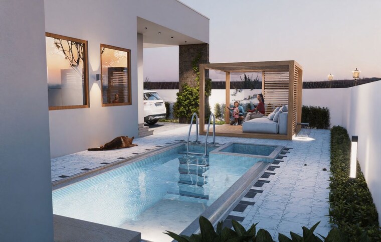 Swimming Pool, siklapur 2 Bedroom 2475 Sq.Ft. Villa In Siklapur Bareilly 10403975