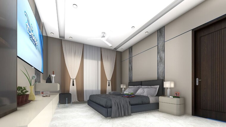 Master Bedroom, siklapur 2 Bedroom 2475 Sq.Ft. Villa In Siklapur Bareilly 10403975