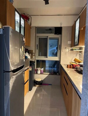 Kitchen in 1 BHK Apartment at Gurukrupa Marina Enclave, Malad West – for Rent