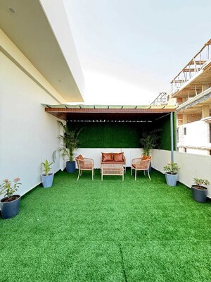 Terrace in 5 BHK Independent House at Mansarovar Extension – for Sale