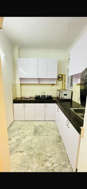 Kitchen in 2 BHK Builder Floor at Kalkaji – for Rent