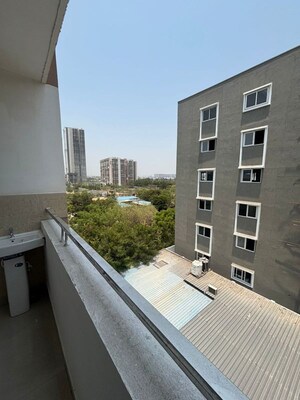 Balcony in 3 BHK Apartment at Western Aqua, Kondapur – for Rent