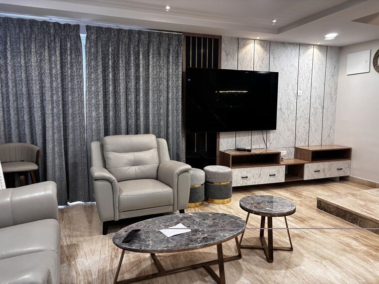 Living Room, cmg-halcyon-homes 5 Bedroom 3700 Sq.Ft. Villa In Osman Nagar Hyderabad 10425140