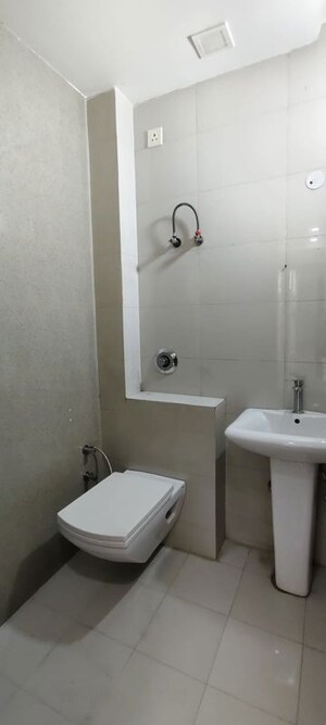 Bathroom in 2 BHK Builder Floor at Anshika Indira Enclave II, Indrapuram – for Rent