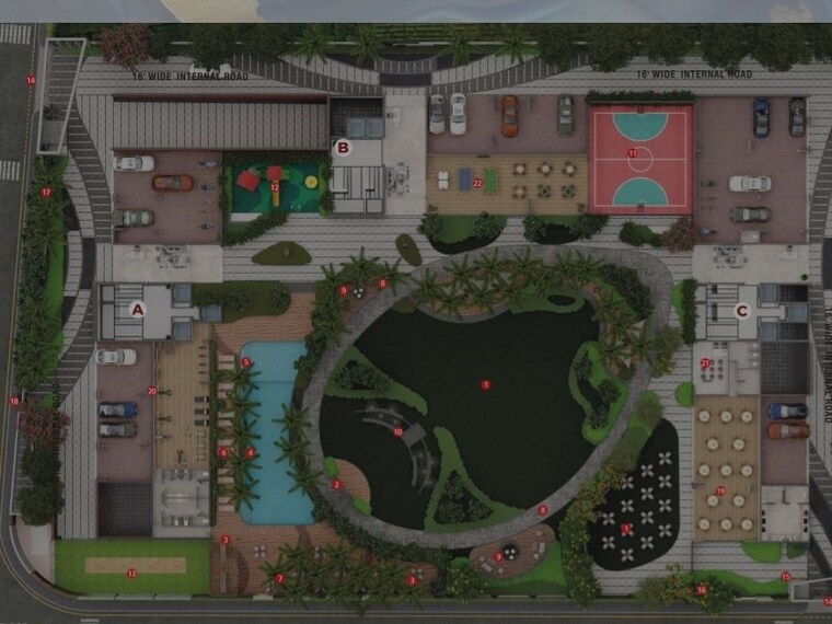 Master Plan, vesu 5 Bedroom 5400 Sq.Ft. Apartment In Vesu Surat 10374147