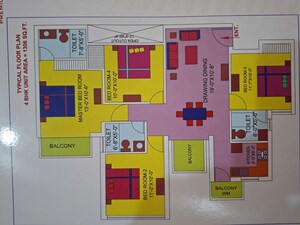 Master Plan in 4 BHK Apartment at BPTP Park Elite Premium, Sector 84 – for Rent