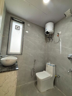 Bathroom in 1 RK Builder Floor at Rail Vihar – for Rent