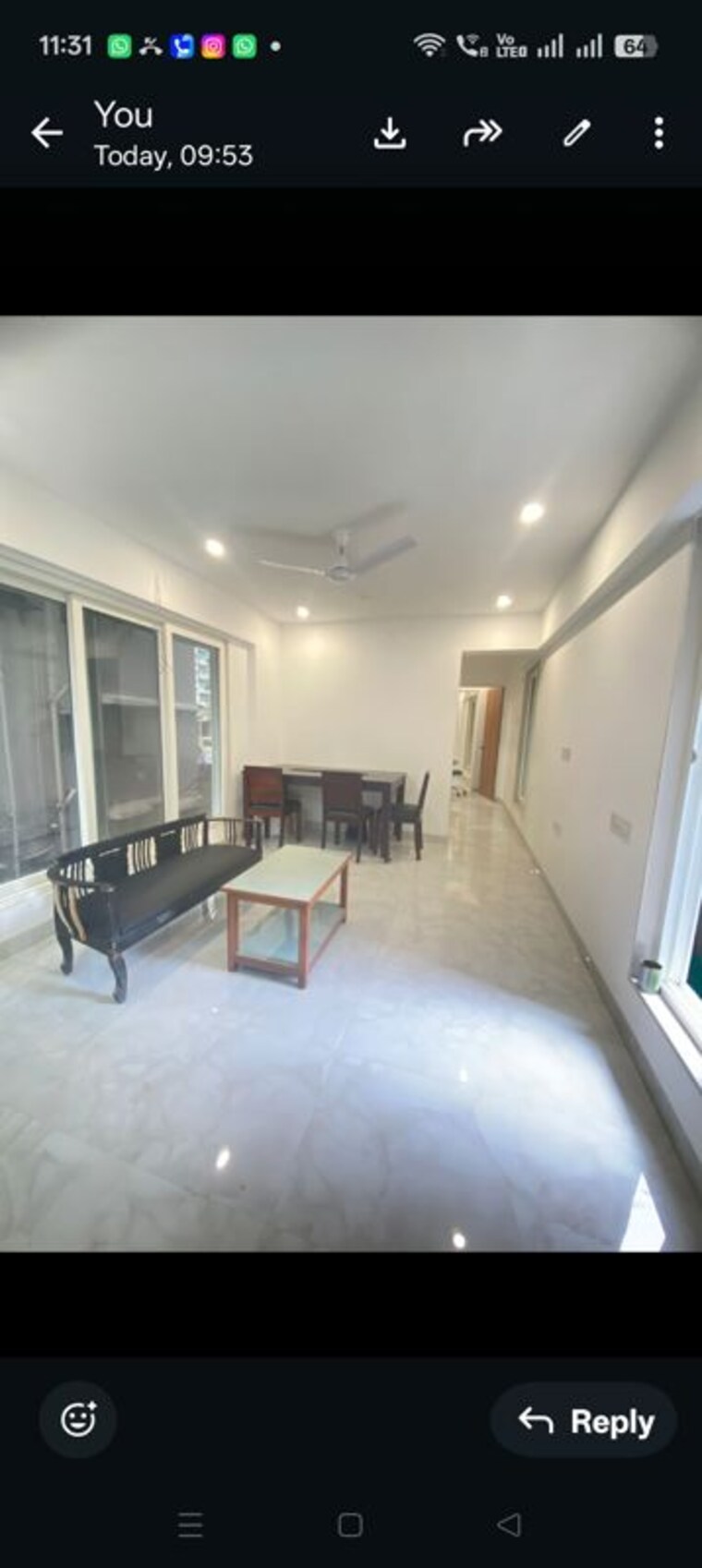Living Room, avenue-51 2 Bedroom 800 Sq.Ft. Apartment In Kalina Mumbai 10425419