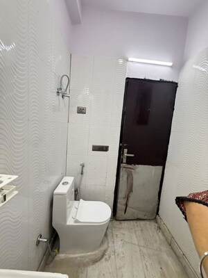 Bathroom in 3 BHK Builder Floor at Divya Kunj, Niti Khand – for Rent