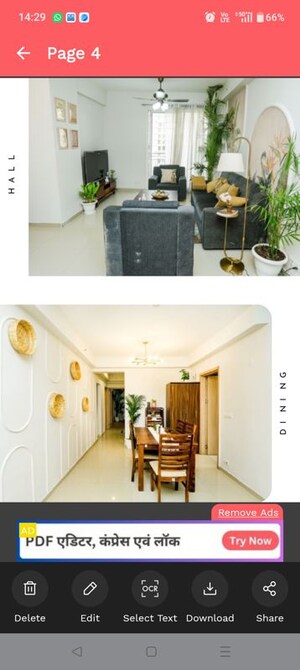 Kitchen in 2 BHK Apartment at Signature Global City 81, Sector 81 – for Sale
