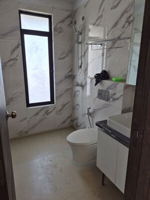 Bathroom in 2 BHK Apartment at Risland The Icon Phase 4, Dhokali – for Rent